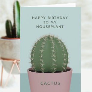 Cactus Birthday Card Karte
