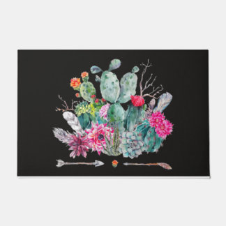 Cactus Blume Doormat , Pflanze Begrüßungsmatte Fußmatte