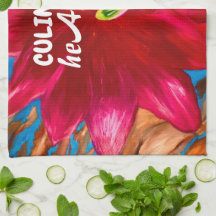 Cactus Blume Küchentuch