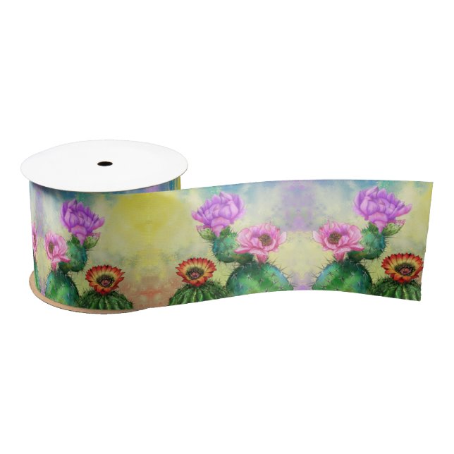 Cactus Blume Ribbon Satinband (Spule)