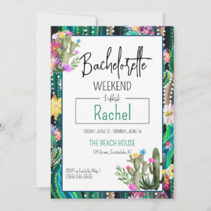 Cactus Botanique+Florales I Invitation