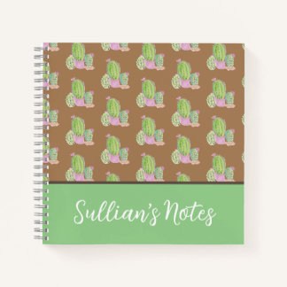 Cactus Cacti Pflanze Erinnerung Notebook Notizbuch