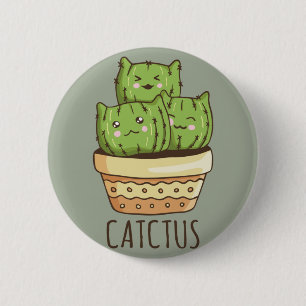 Cactus Cats Button