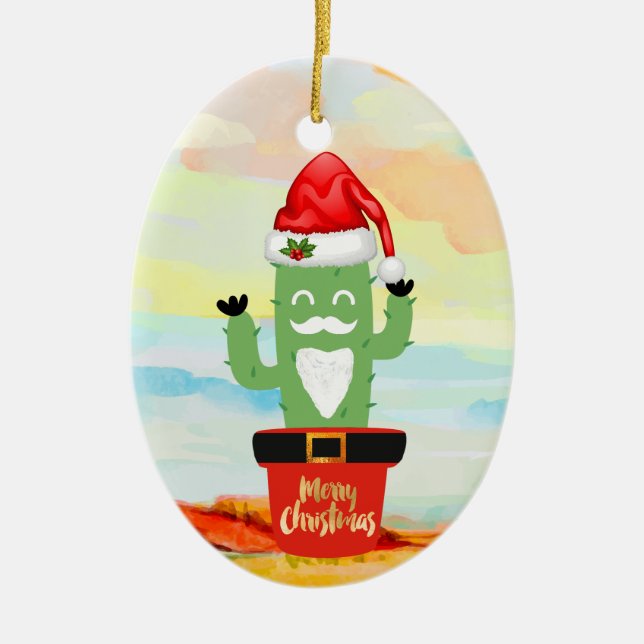Cactus Christmas Ornament (Vorne)
