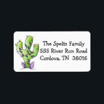 Cactus Christmas Tree Address labels Adressaufkleber<br><div class="desc">Identifizieren Sie Ihre Briefe und Pakete in dieser Weihnachtszeit mit unseren Kakteen Weihnachtsbaum-Adressetiketten.</div>