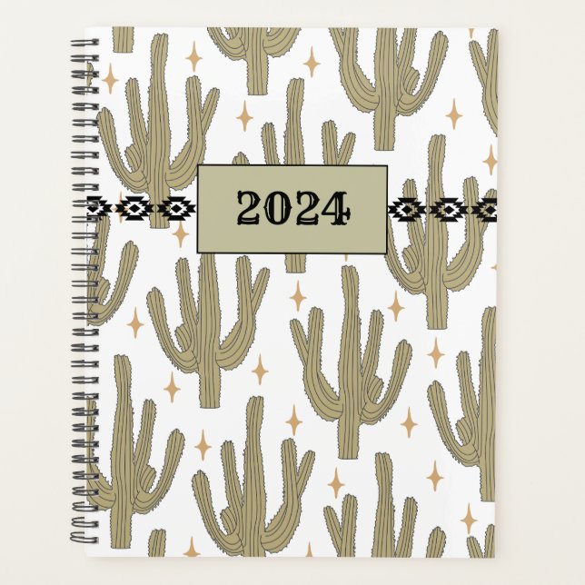 Cactus Cowgirl - Planificateur 2024 (Devant)