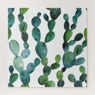 Cactus Craze: Tropical Watercolor Trend