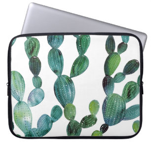 Cactus Craze: Tropical Watercolor Trend Laptopschutzhülle