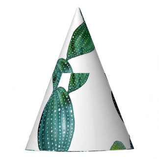 Cactus Craze: Tropical Watercolor Trend Partyhütchen
