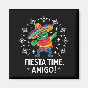 Cactus Dabbing lustig Cinco de Mayo Jungen Kinder Magnet