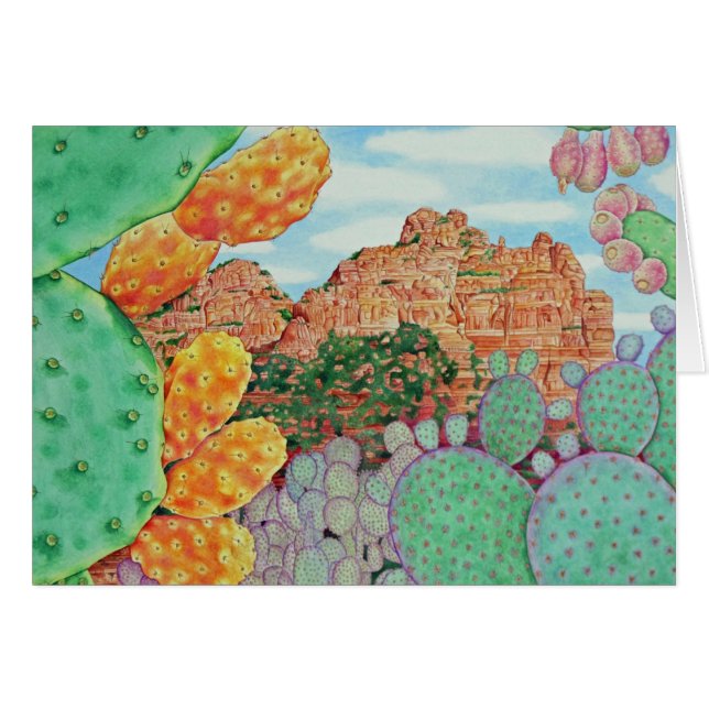 Cactus de désert (Devant horizontal)