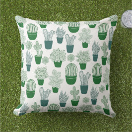 Cactus desert cacti Pflanze Moderne Muster Kissen