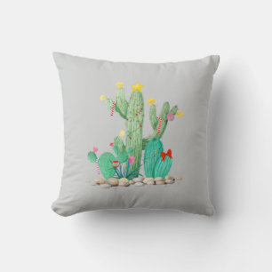Cactus Desert Holiday Weihnachten Südwestdekoratio Kissen