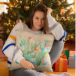 Cactus Desert Holiday Weihnachten Südwesten Wester Kissen<br><div class="desc">Dieses Design kann durch Auswahl der Option Design bearbeiten personalisiert werden. Sie können auch auf andere Gegenstände übertragen. Kontaktieren Sie mich unter colorflowcreations@gmail.com oder nutzen Sie die Chat-Option oben auf der Seite, wenn Sie dieses Design auf einem anderen Produkt haben möchten oder Hilfe bei diesem Design benötigen. Ich kann bei...</div>