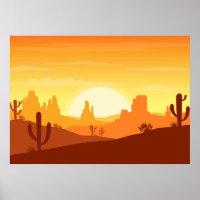 Cactus Desert Landscape