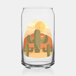 Cactus Desert With Sun Dosenglas