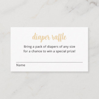 Cactus Diaper Raffle Card, Fiesta Baby Shower Begleitkarte