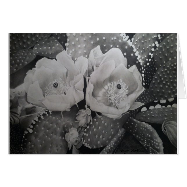 Cactus en fleur (Devant horizontal)