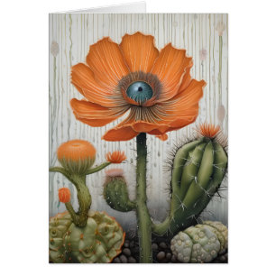 Cactus et pavot avec un Eyeball Toutes les occasio
