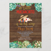 Cactus Fiesta Baby Muchacho Baby Shower