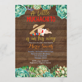 Cactus Fiesta Baby Muchacho Baby Shower Einladung