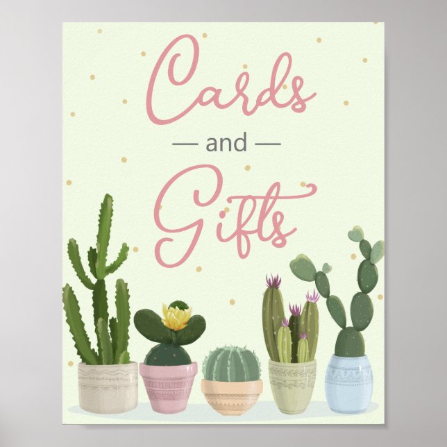 Cactus Fiesta Cards and Gifts Poster (Vorne)