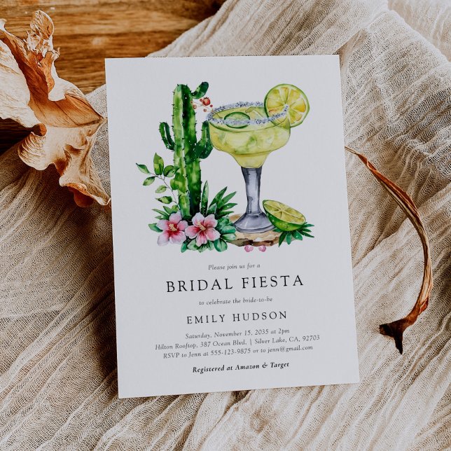 Cactus Fiesta Margarita Bridal Einladung (Von Creator hochgeladen)