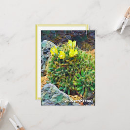 Cactus: Flat Card