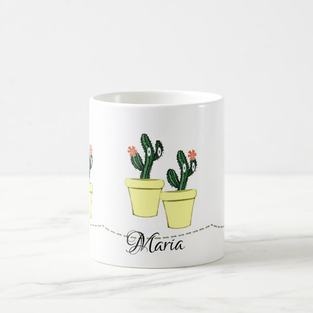 Cactus Floral Yellow Tasse (Mittel)