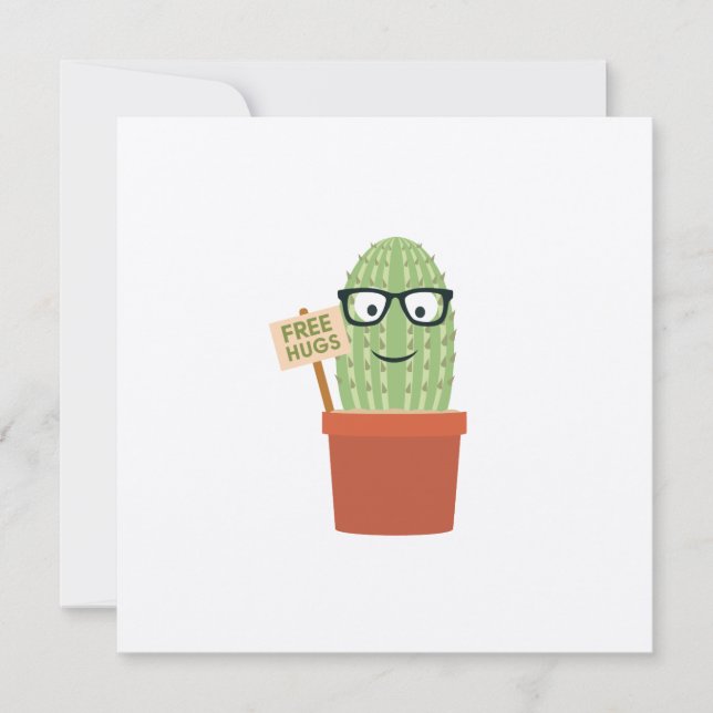 Cactus free hugs (Vorderseite)