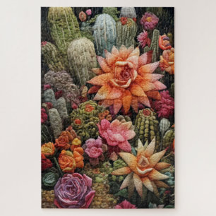 Cactus Garden Embroidery