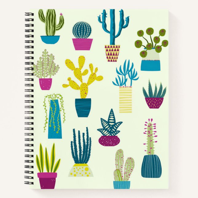 Cactus Garden Notizbuch (Vorderseite)