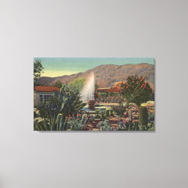 Cactus Garden, Palm Springs Hotel Leinwanddruck (Vorderseite)