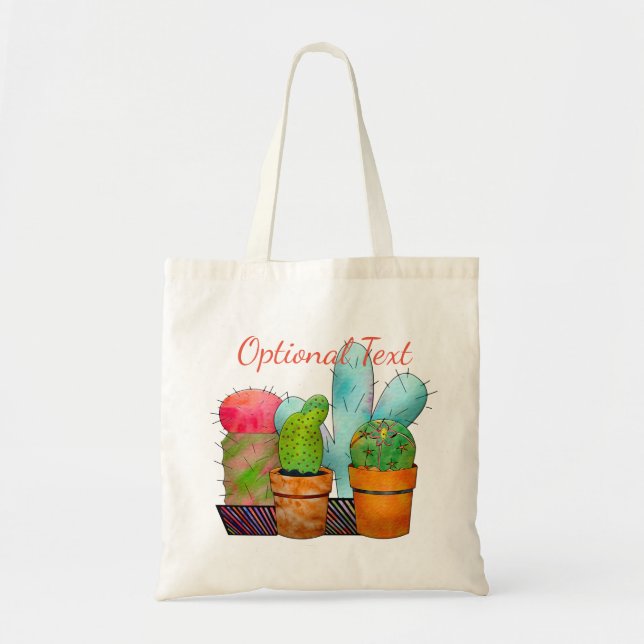 Cactus Garden Tragetasche (Vorne)