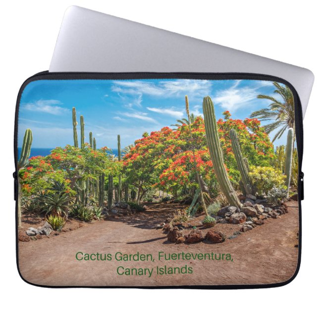 Cactus Garen, Fürteventura, Kanarische Inseln, Laptopschutzhülle (Vorderseite)