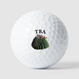 Cactus Golf Balls - Fakultative Personalisierung Golfball