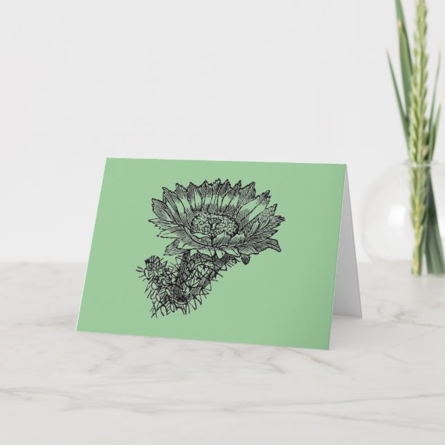 Cactus Greeting Card Karte (Vorderseite)