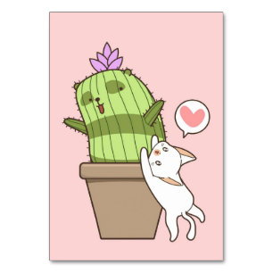 Cactus Heart Cat Tischnummer