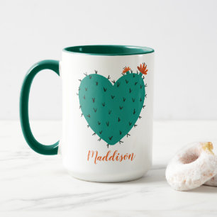 Cactus Heart Coffee Tasse
