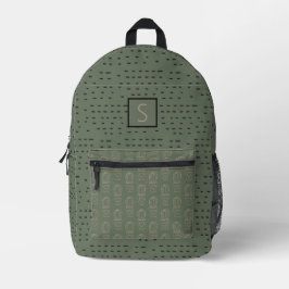 Cactus Heart Personalisiert Bedruckter Rucksack