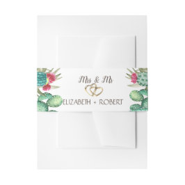 Cactus Hearts Einladungsbanderole