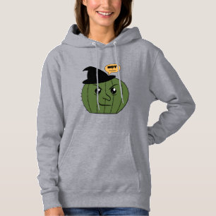 Cactus Hexe "Not a Hugger" Halloween Hoodie