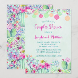 Cactus Lantern Fiesta Paare Einladungen