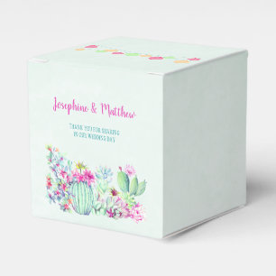Cactus Lantern Fiesta Succulents Wedding Geschenkschachtel