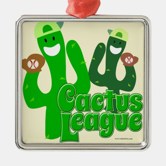 Cactus League Ornament Aus Metall (Vorne)