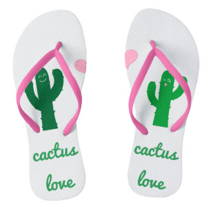 Cactus Liebe Flip Flops