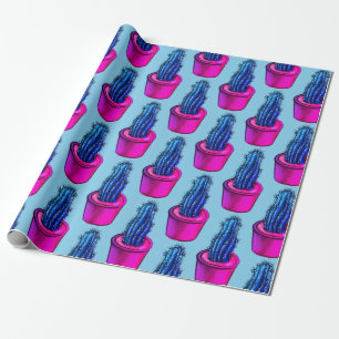 Cactus Lover Weird Potted Sukkulent Pflanze Patter Geschenkpapier