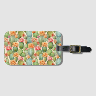 Cactus Luggage Tag Gepäckanhänger