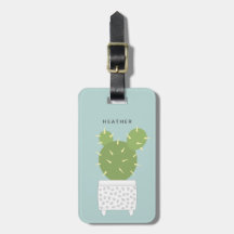 Cactus Luggage Tags