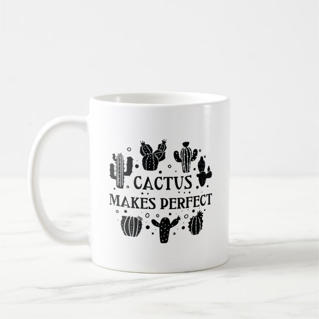 Cactus macht perfekt kaffeetasse (Links)